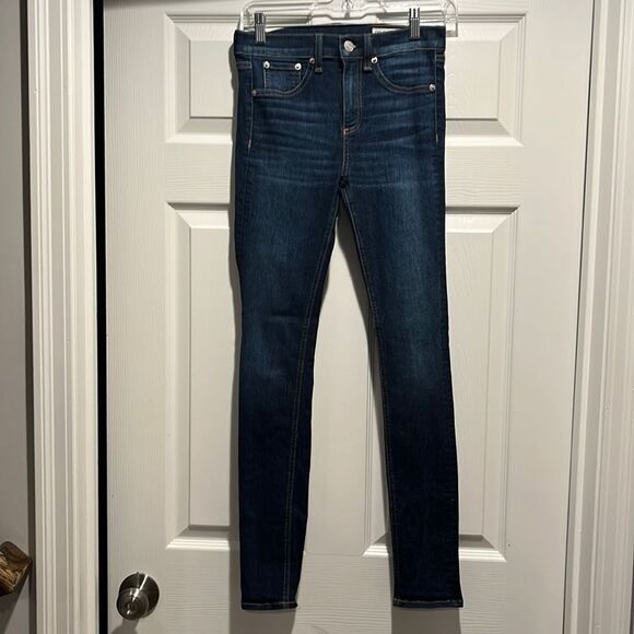 Rag & Bone 10 in High Skinny jeans size 25. - Picture 4 of 11